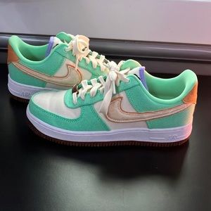Teal Nike Air Forces